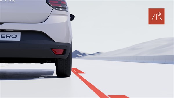 Sistem pomoći za održavanje vozne trake - Dacia Sandero
